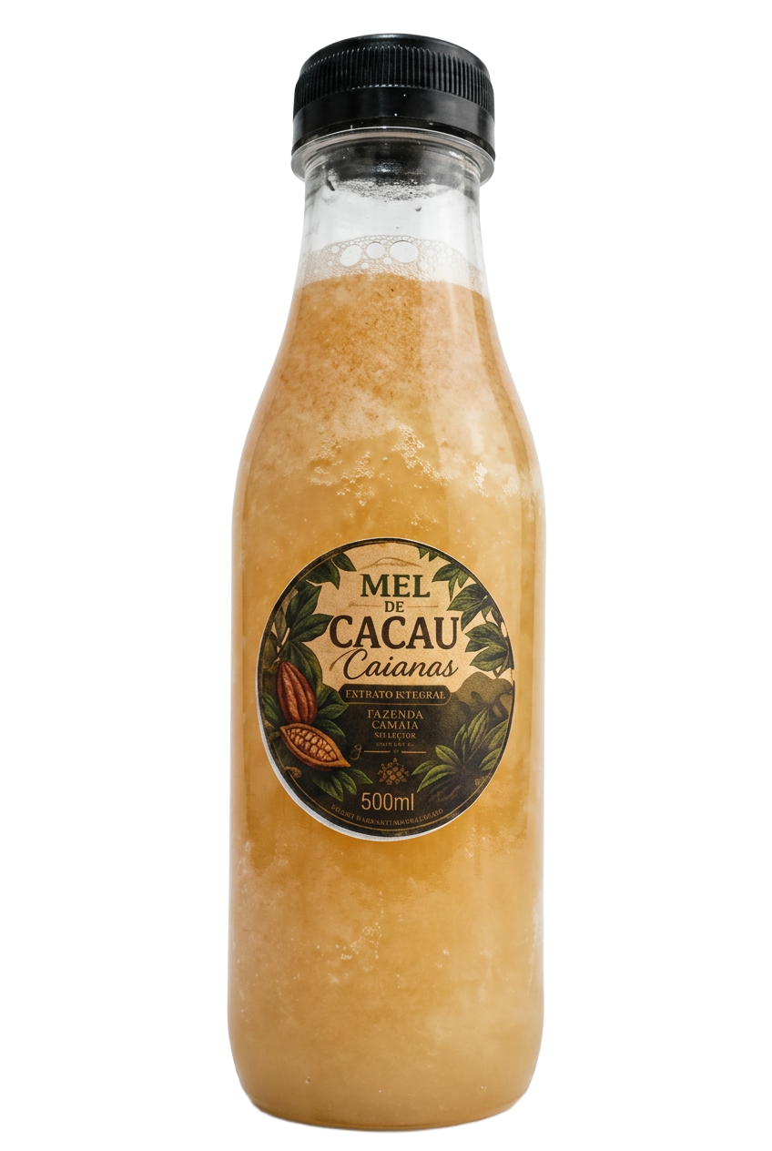 Garrafa de Mel de Cacau Caianas 500 ml
